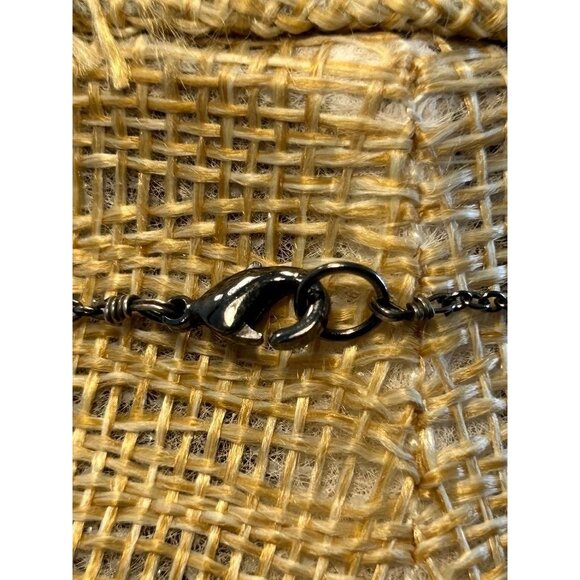 Alexis Bittar Encrusted Lucite Teardrop Pendant Necklace in Black - Picture 6 of 6